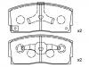 剎車(chē)片 Brake Pad Set:04491-87101